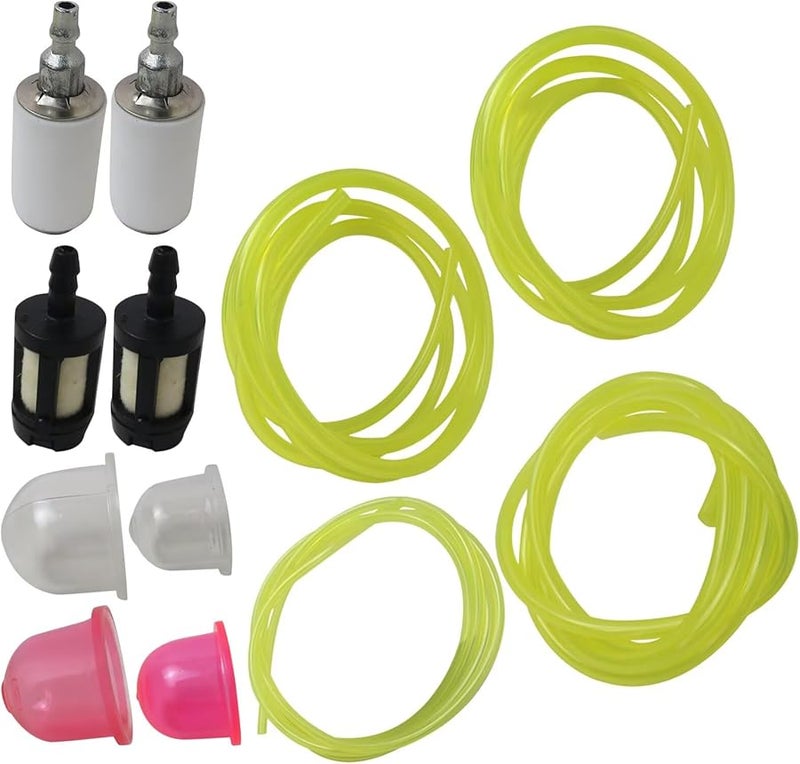 مجموعة خرطوم خط الوقود مع الفلتر وزر التشغيل الأولي بأربعة أحجام لمنشار سلسلة ستيهل - Image 1